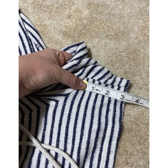 Aerie lounge shorts navy blue stripes S - Picture 10 of 10